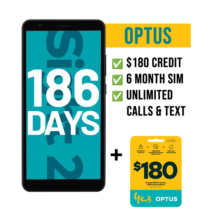 MyWorkWear.com.au | Optus X Sight 2 Smartphone with $180 Six Month SIM
