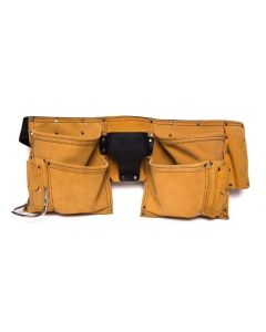 10 Pocket Premium Split Leather Tool Belt