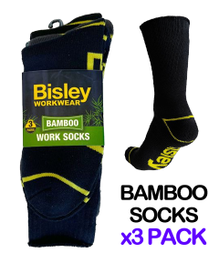 Bisley Thick Bamboo Work Socks (3 Pack)