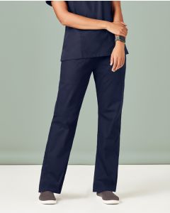 Ladies Classic Scrubs Bootleg Pants - NAVY