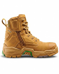 FXD Dura X1 High Cut Work Zip-Up Safety Boot - WHEAT