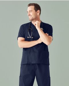 Unisex Classic Scrubs Top - NAVY